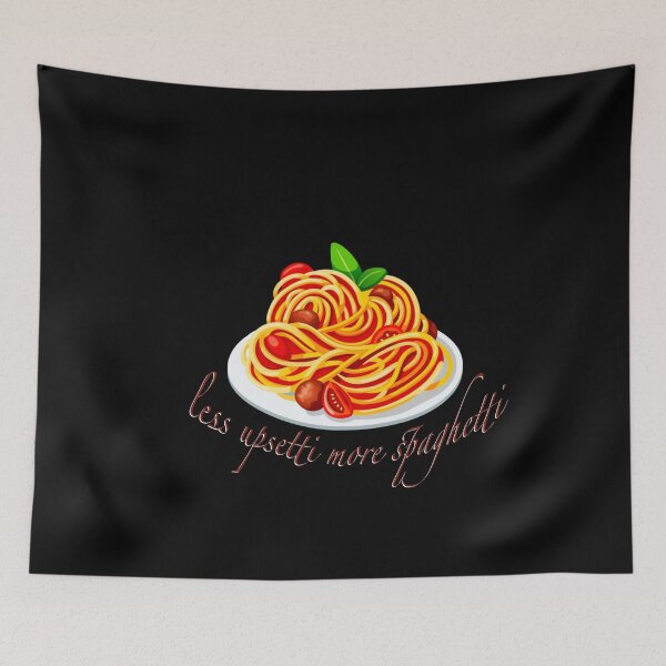 Item preview, Less upsetti more spaghetti designed and sold by NomiBee.