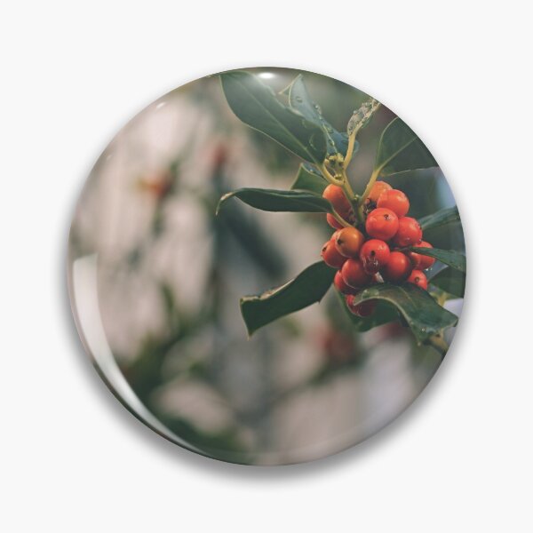 Item preview, Orange autumn berries with green leaves on a twig - Photography designed and sold by greatnorris.