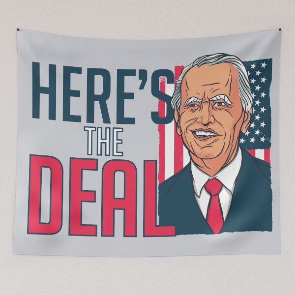 Item preview, Joe Biden "Here's the Deal" Cartoon | Political Campaign Vice President Biden designed and sold by SLAG-Creative.