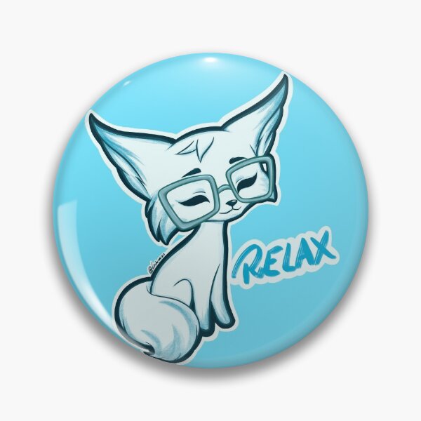 Item preview, Cute Nerdy Fox Ayane Relax designed and sold by LoShimizu.