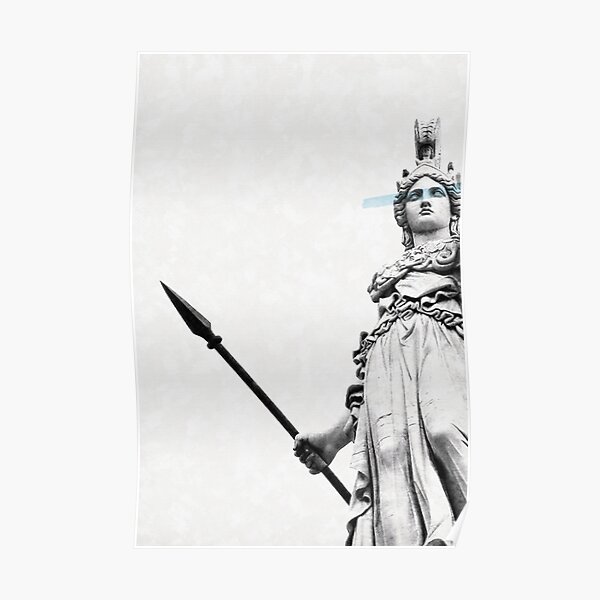 Athena the goddess of wisdom Poster