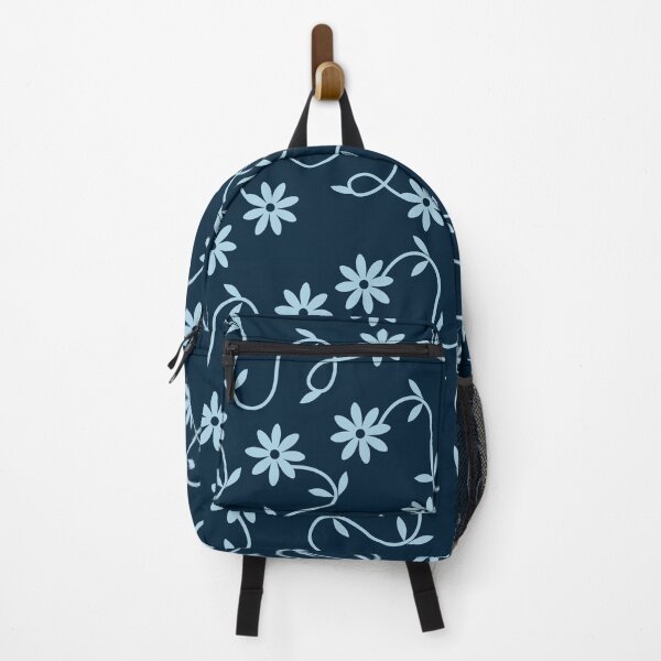 Item preview, Vintage Blue Plants Pattern designed and sold by Ricsclothingco.