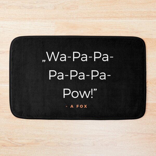Item preview, Wa-Pa-Pa-Pa-Pa-Pa-Pow! - a fox quota designed and sold by ubaDesigns.