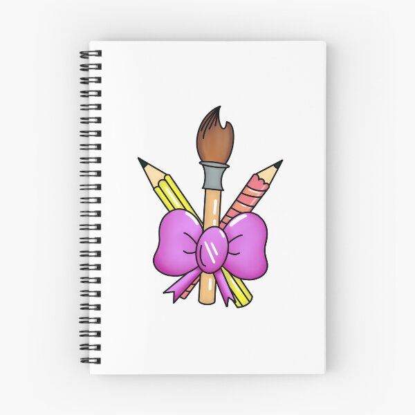 Item preview, Bow with pencil and paintbrush designed and sold by MammaPanda.