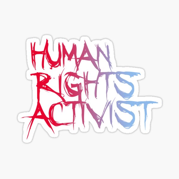 Vista previa del artículo con la obra «Activista de derechos humanos (Defiende tus derechos • Cita inspiradora y motivadora)», diseñado y vendido por SassyClassyMe.