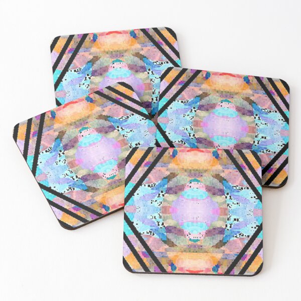 Item preview, Pastel squares  zig-zag abstracto designed and sold by Adri Barnard.