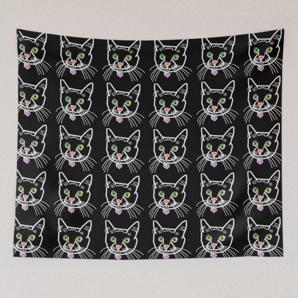 Item preview, White Cat with Pink Nose designed and sold by janicerafael.