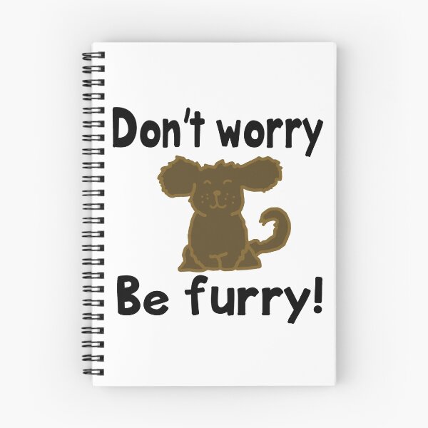 Item preview, 'Don't worry Be furry!' decal designed and sold by Furrnum.