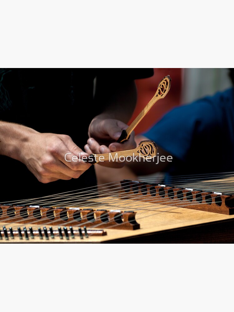 "Dulcimer player" Sticker by celestem Redbubble