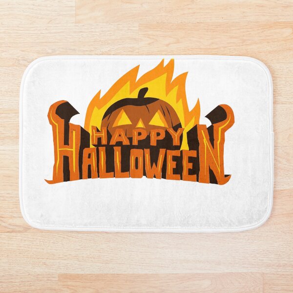 Aperçu de l'œuvre HAPPY HALLOWEEN FIRE PUMPKIN créée et vendue par ARTISER.