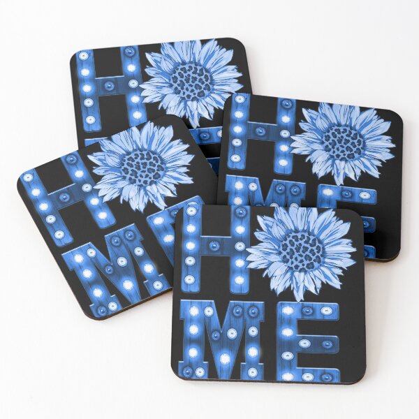 Item preview, Cute Home,sunflower  design  in blue.  designed and sold by Moussa  Sussi.
