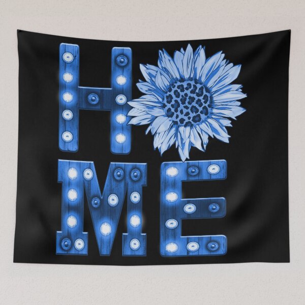 Item preview, Cute Home,sunflower  design  in blue.  designed and sold by Moussa  Sussi.