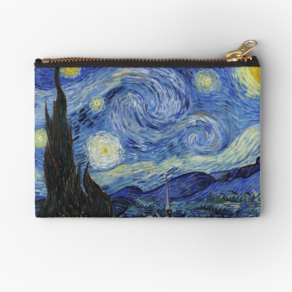 Starry Night - Vincent Van Gogh Zipper Pouch