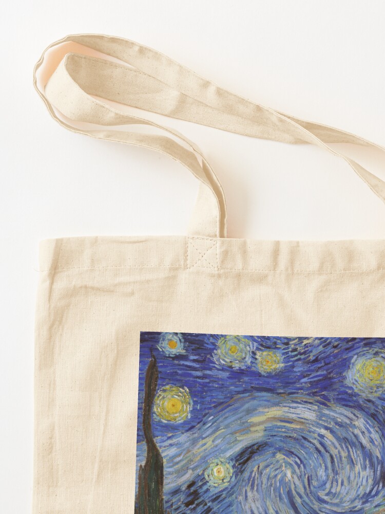 Bolsa de tela for Sale con la obra «Vincent Van Gogh - Noche estrellada en  morado pastel» de AbidingCharm