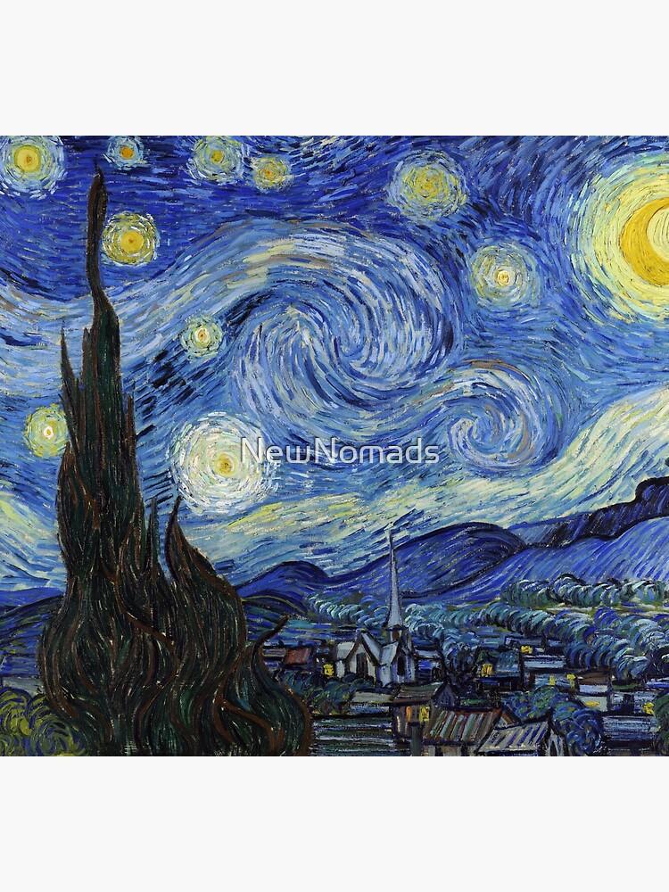 Starry Night - Vincent Van Gogh by NewNomads