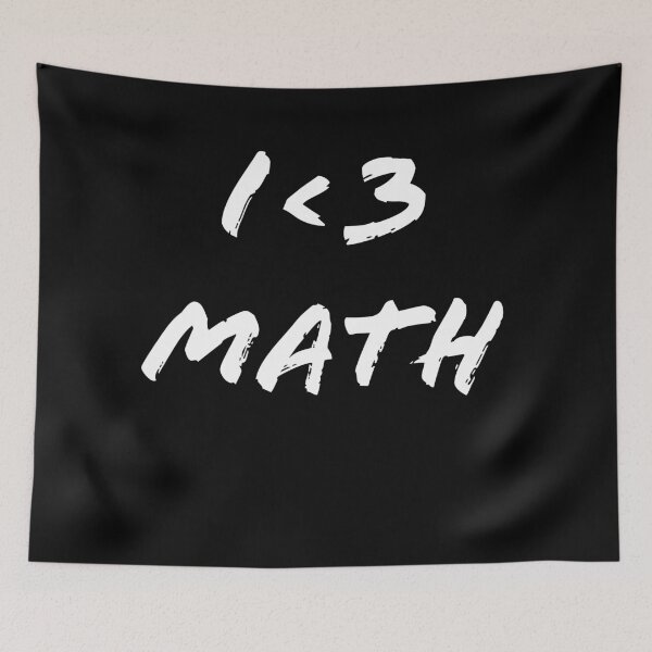 Item preview, I LOVE MATH. I <3 MATH designed and sold by Davron28.