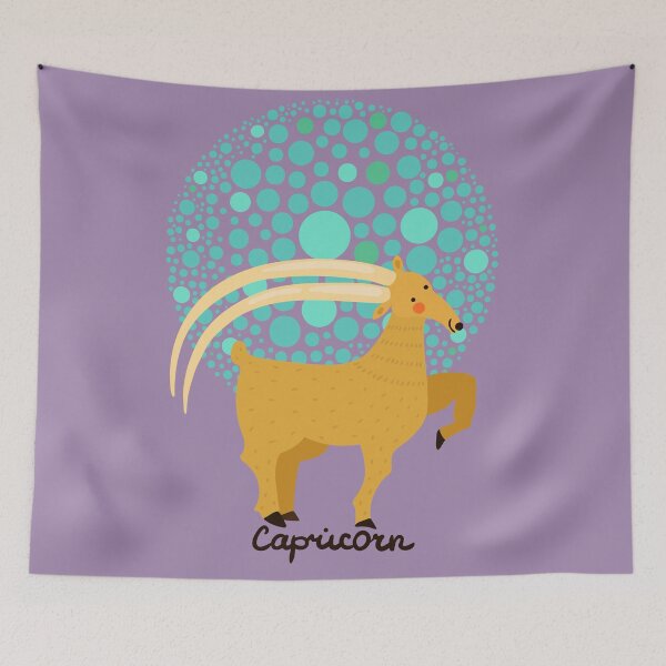 Item preview, Capricorn Doodle Zodiac Sign designed and sold by noveltiko.