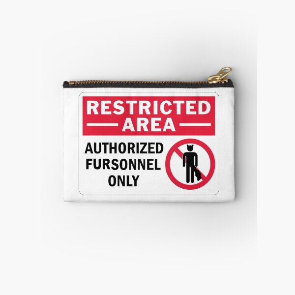 Item preview, 'Authorised fursonal only' decal designed and sold by Furrnum.