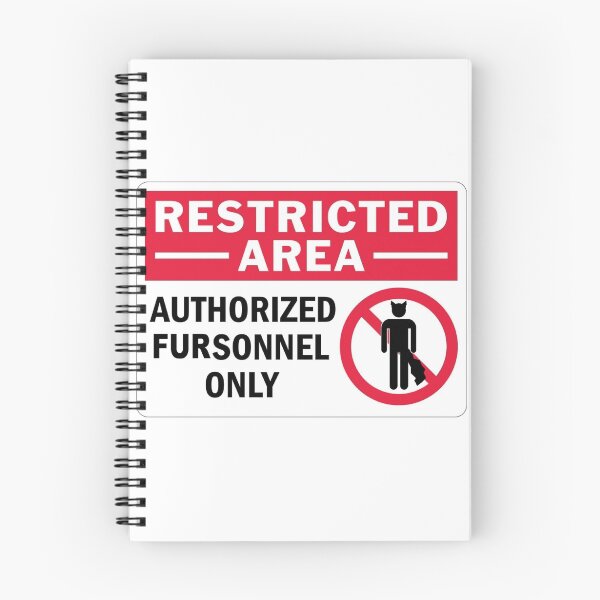Item preview, 'Authorised fursonal only' decal designed and sold by Furrnum.