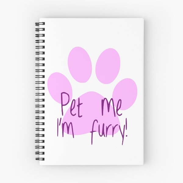 Item preview, 'Pet me, I'm furry!' image decal designed and sold by Furrnum.