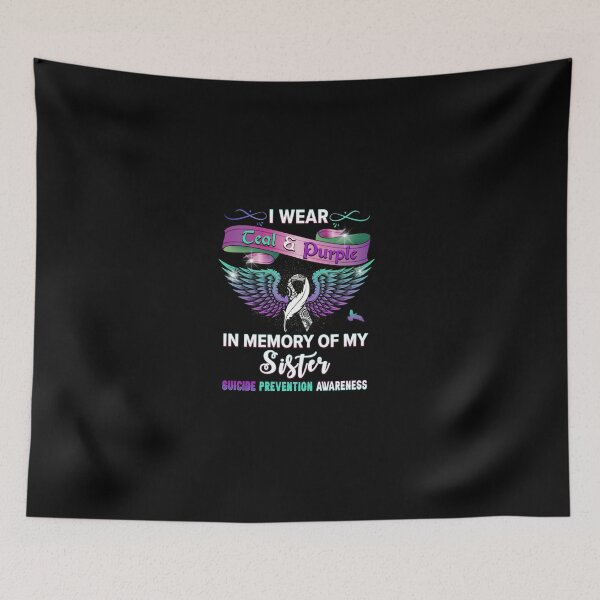 Item preview, Prevention Awareness Wear Teal Purple designed and sold by Alex Cuttell.