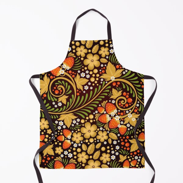 Item preview, Festive khokhloma seamless pattern designed and sold by Aleks96.