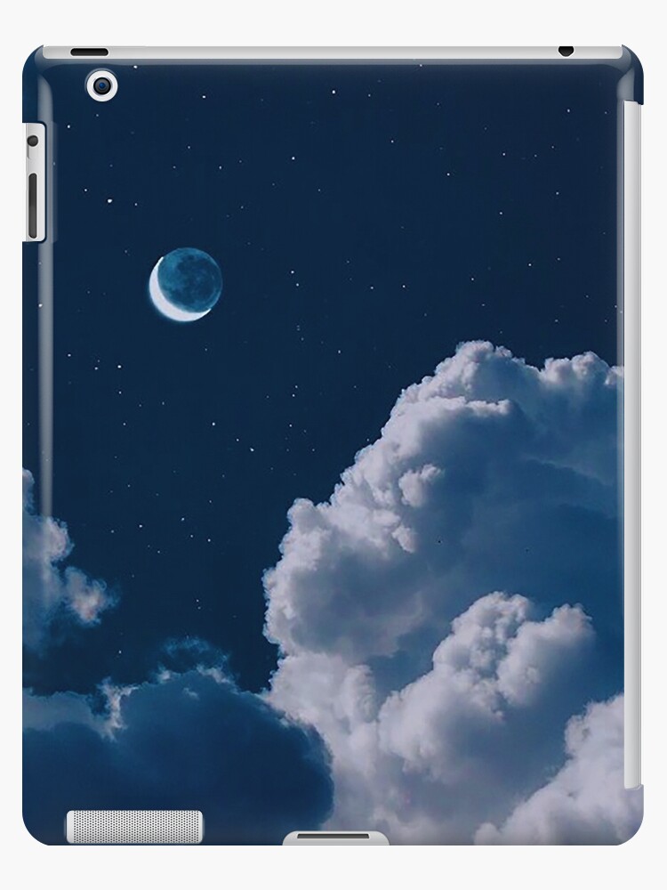 Blue Dreamy Night Sky Cloud Pastel Aesthetic Girly Astrology