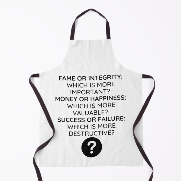 Item preview, Fame Or Integrity: Which Is More Important? designed and sold by greenchimp.