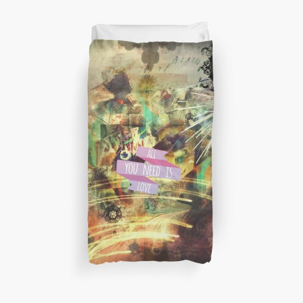 Love message Duvet Cover
