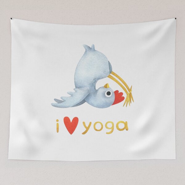 Item preview, I Love Yoga Chicken designed and sold by TotalityDesigns.