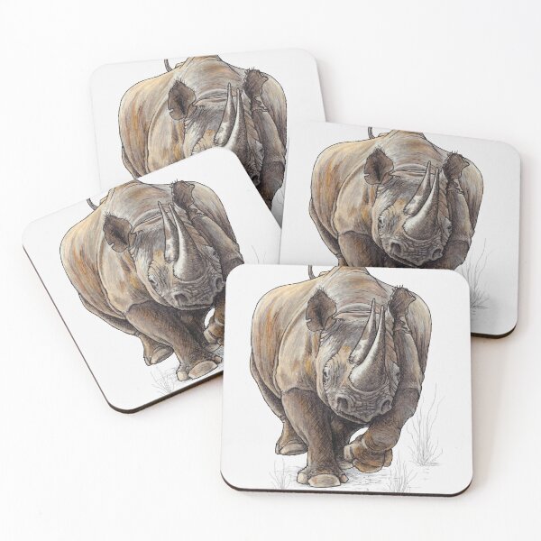 Item preview, BLACK RHINO CHARGE designed and sold by PaddyMorton.