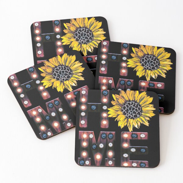 Item preview, Cute word  Home n yellow sunflower  design  . designed and sold by Moussa  Sussi.