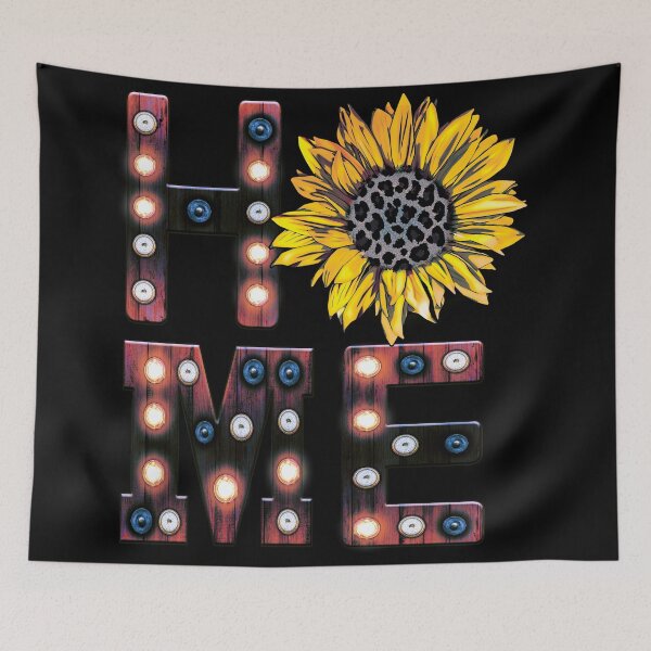 Item preview, Cute word  Home n yellow sunflower  design  . designed and sold by Moussa  Sussi.