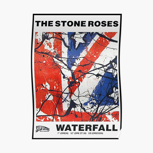 waterfall roses Poster