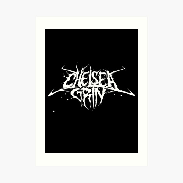 Chelsea Grin black Art Print