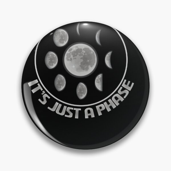 Item preview, Its just a Phase funny moon shirt design designed and sold by Grinover.