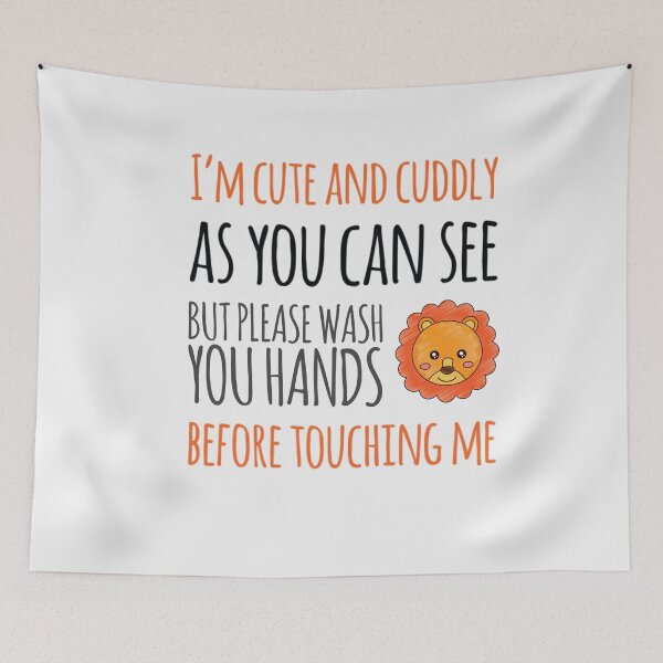 Item preview, Please wash your hands before touching me designed and sold by ashdenent.