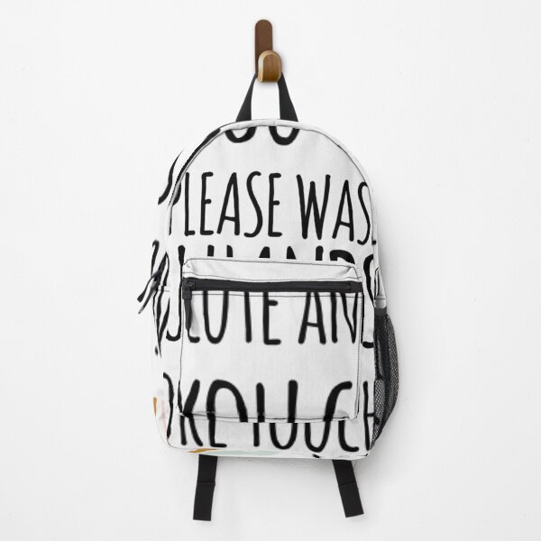 Item preview, Please wash your hands before touching me black text designed and sold by ashdenent.