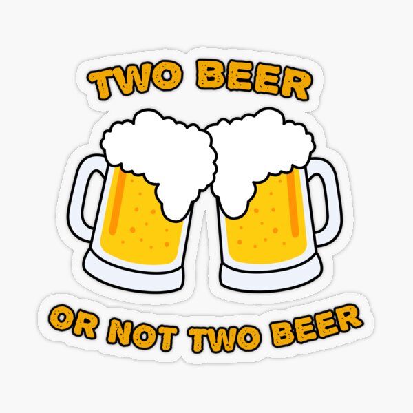 Beer Stickers, Redbubble