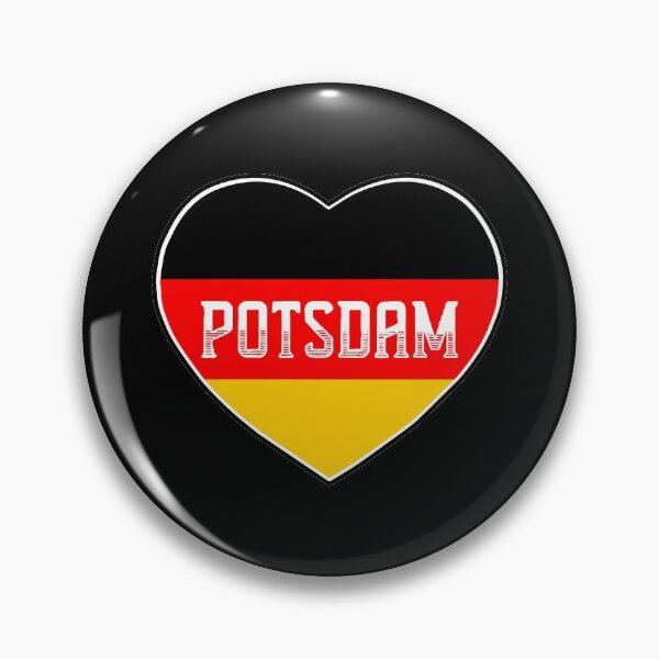 Item preview, Potsdam Germany Travel Souvenir German Flag Badge Potsdam Deutschland designed and sold by TeeHome.