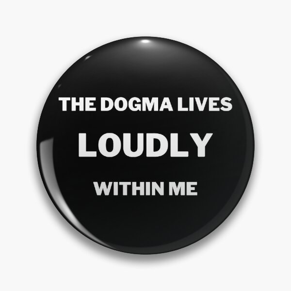 Item preview, The Dogma Lives Loudly Within Me White Letters designed and sold by LuckyKermit.