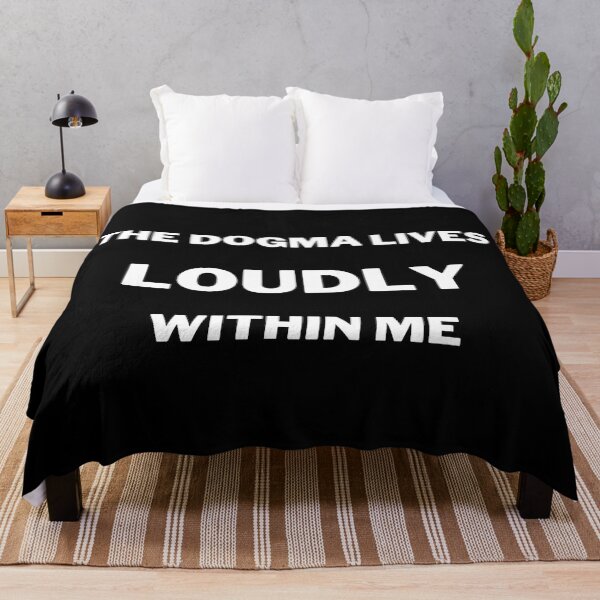 Item preview, The Dogma Lives Loudly Within Me White Letters designed and sold by LuckyKermit.