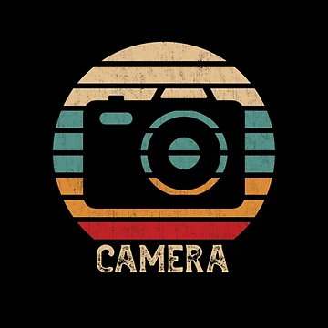 Artwork thumbnail, Retro sunset camera by Rakos-Merch
