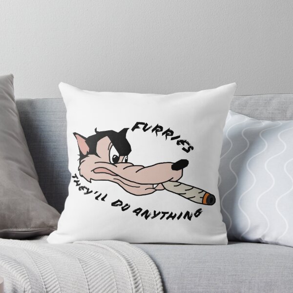 Item preview, 'Furries; they'll do anything' image decal designed and sold by Furrnum.