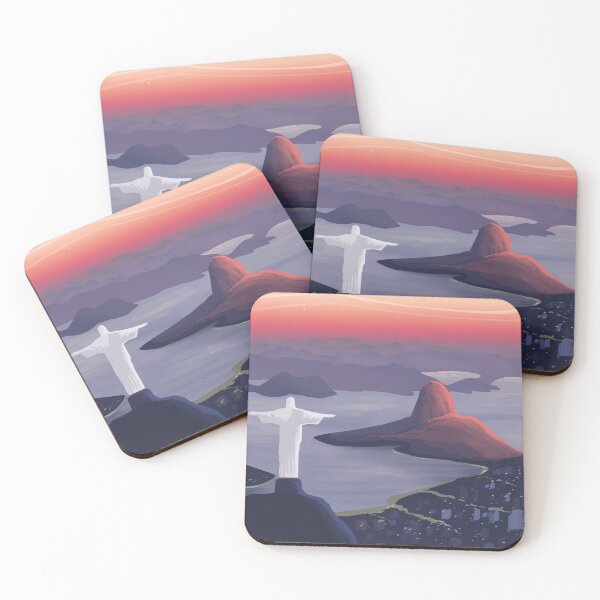 Item preview, Dusk at Rio de Janeiro, Brazil designed and sold by pinkapink.