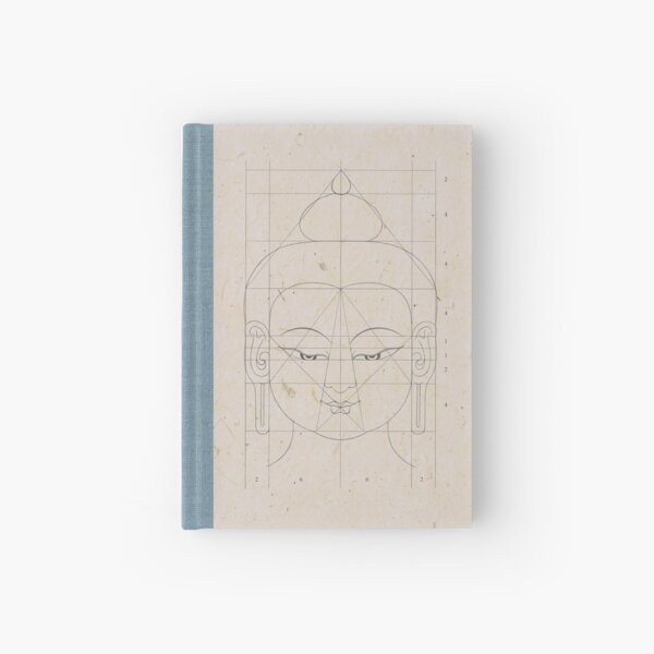 Buddha's Face Hardcover Journal