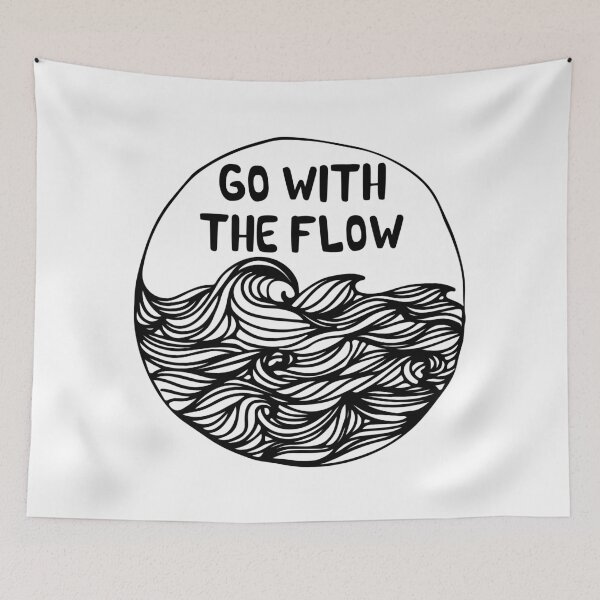 Item preview, Go with the flow designed and sold by shirtart shop.