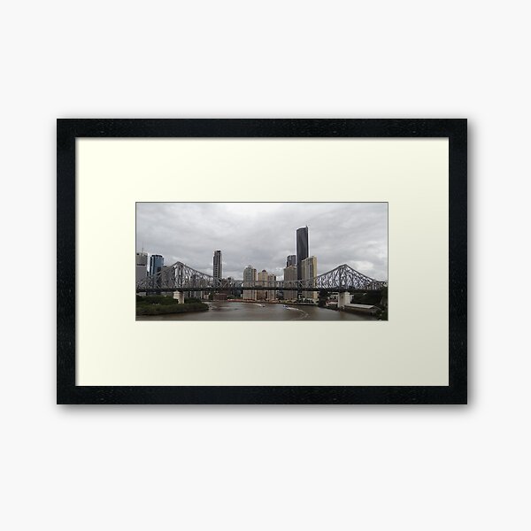 Brisbane Framed Art Print