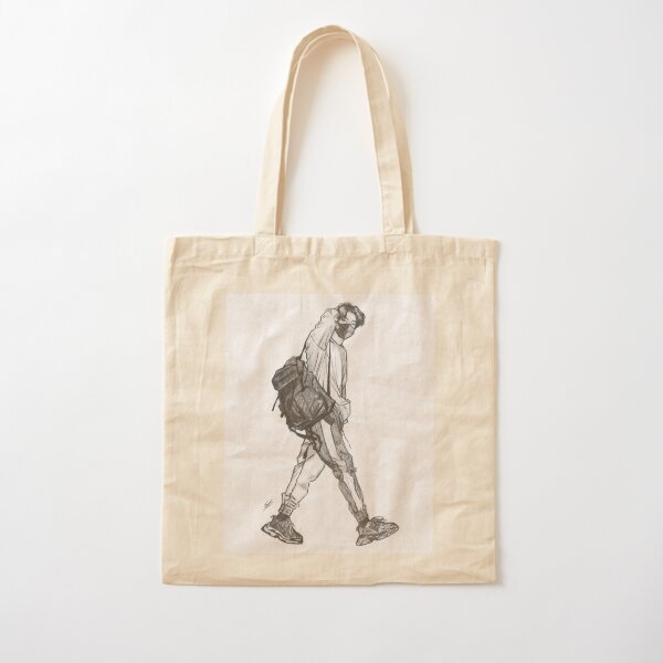 Kim Taehyung/V airport fashion bts line art Tote Bag for Sale by