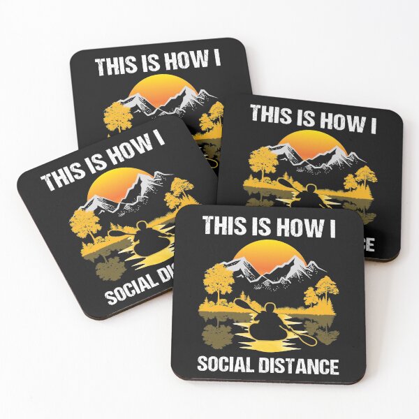 Item preview, Funny Kayaking This Is How I Social Distance designed and sold by DanielleNicolet.